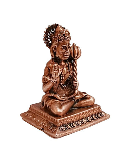 Hindu Gods : Hanuman Ji Patina Antique Finish, Pack of 1 Piece Copper Idol