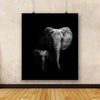 Canvas Print Mother Walking With Her Baby | Unframed Canvas Painting for Bedroom & Living Room | 16 x 18.8 inch (41 x 48 cms)
