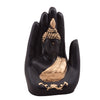 Polyresin Handcrafted Palm Buddha Showpiece