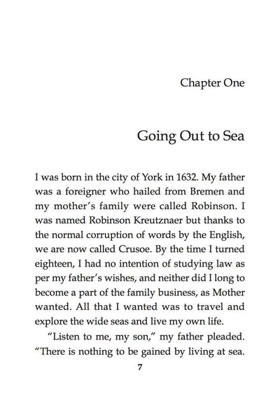 Robinson Crusoe by Daniel Defoe [Hardcover]