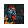 100% Cotton Stretched Canvas Painting 400 GSM, Framed Goddess Kali