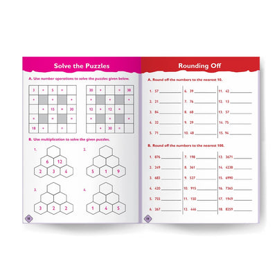 Math Workbook Level - 3 [Paperback]