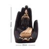 Polyresin Handcrafted Palm Buddha Showpiece