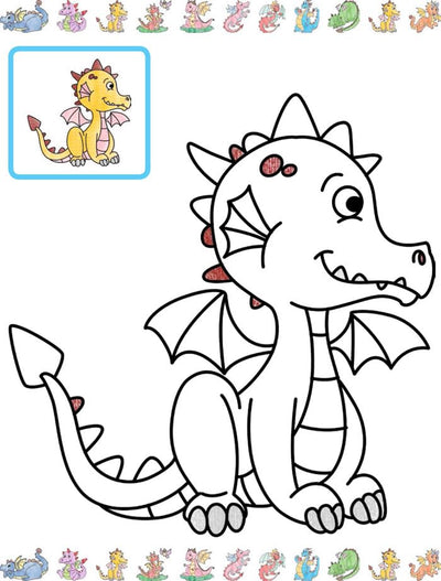 My First Dragon Colouring Book by Team Pegasus [Paperback]
