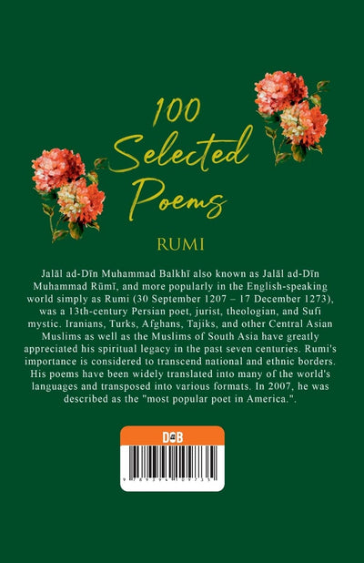100 SELECTED POEMS BY RUMI [Paperback]