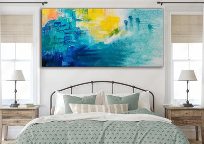 Canvas Print Aliana Big Painting for Living Room | Bedroom | Drawing Room & Office Walls ( Painting, wallpainting, 48x24 inch) unframed