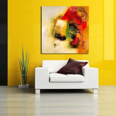 Canvas Print Unframed Canvas Painting for Bedroom & Living Room | 20 x 20 inch (51 x 51 cms)