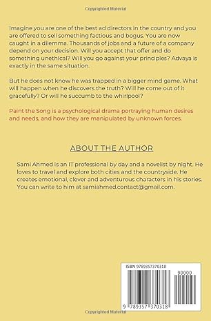 Paint The Song by Sami Ahmed [Paperback]