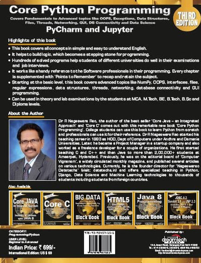 Core Python Programming by R. Nageswara Rao [Paperback]