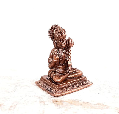 Hindu Gods : Hanuman Ji Handmade Idol Patina Antique Finish - Pack of 1 Piece