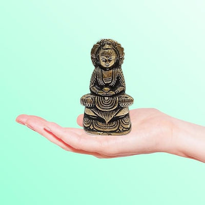 Lord Buddha Idol For Home Decor, Gift, Office Desk & Car Dashboard