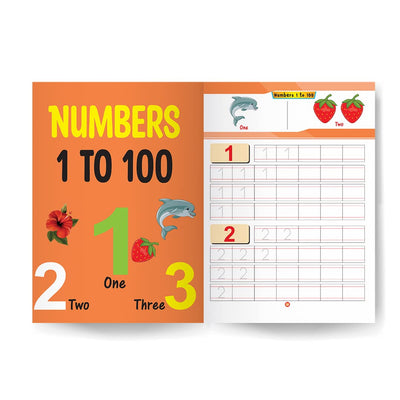 All in one Book - Practice writing book in English and Hindi for Kids [Paperback]