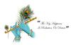 Shree Krishna Bansuri Key Happiness Wall Sticker for Living Room, Kids Room Sticker Size -46 Cm X76 Cm