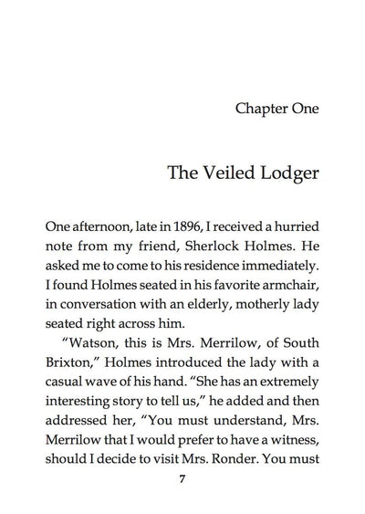Children Classics - The Case Book of Sherlock Homes by Arthur Conan Doyle [Hardcover]