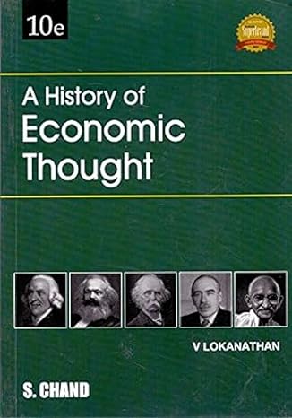 A History Of Economic Thought by V. Lokanathan [Paperback]