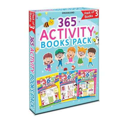 365 Activity Books Pack for Kids Age 6- 8 years by Dreamland Publications [Paperback]