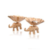 Elegant Metal Tea Light Candle Holder Set of 2 for Home Decor