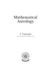 Mathematical Astrology by S. Tyagarajan [Paperback]