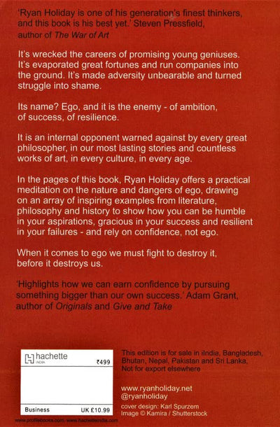 EGO Is The Enemy Paperback