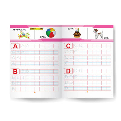 All in one Book - Practice writing book in English and Hindi for Kids [Paperback]