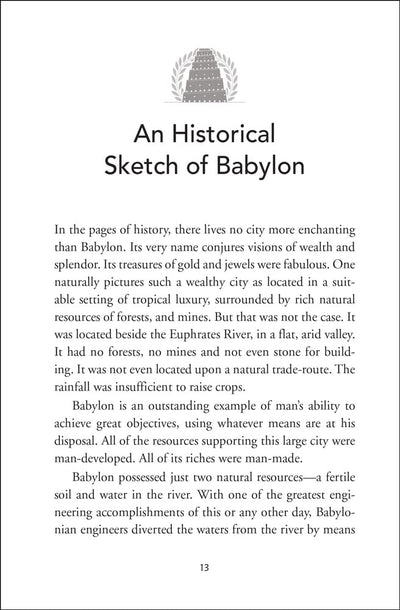 The Richest Man in Babylon by George S. Clason [Paperback]