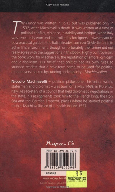 The Prince by Niccolo Machiavelli [Paperback]