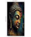 Canvas Print Unframed Rolled Art Print||Lord Buddha Canvas Wall Art Print for Home Decor And Office||Unframed canvas Painting For Wall decor||Home wall and Office Interior