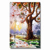 Canvas Print Unframed Rolled Art Print|| Abstract Nature Art Canvas Wall Painting for Home Décor And Office