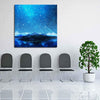 Canvas Print Northern Lights Aurora Borealis D4 | Unframed Canvas Painting for Bedroom & Living Room | 16 x 16 inch (41 x 41 cms)