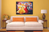 Canvas Print Sufi Dance Unframed Canvas Painting for Living Room, Bedroom and Office Wall Decoration Home Decor (12x9 Inches, Small)