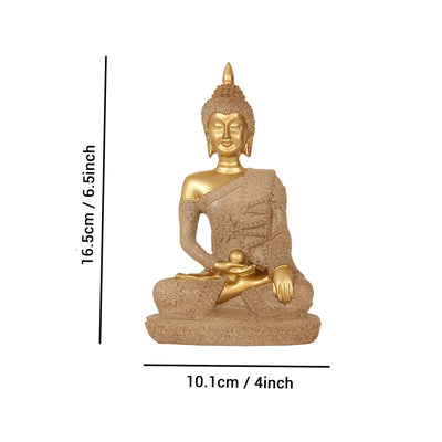 Lord Buddha Idol Statue Showpiece for Home Decor Living Room Bedroom Office Desk Table Top Wall