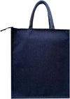 Trendy Jute Bags Eco-Friendly Jute Bags Tiffin/Shopping Grocery Multipurpose Hand Bag with Zip & Handle for Men and Women Flower Printed
