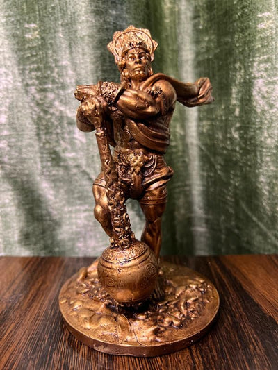 Hindu Gods : Hanuman Ji Idol Matte Finish Resin Decorative Figurines/Showpiece (Pack of 1)