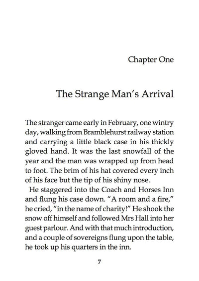 Children Classics - The Invisible Man by H.G. Wells [Hardcover]