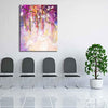 Canvas Print Spring Purple Flowers Wisteria D2 | Unframed Canvas Painting for Bedroom & Living Room | 16 x 19.5 inch (41 x 50 cms)