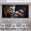 Canvas Print Unframed Rolled Art Print||Lord Buddha Canvas Wall Art Print for Home Décor And Office||Unframed canvas Painting For Wall decor||Home wall and Office Interior