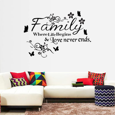 Large Wall Sticker JUST Peel & Stick Size 50 or 60 cm Pack of 1 (Code GS32, Vinyl Self-Adhesive