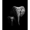 Canvas Print Mother Walking With Her Baby | Unframed Canvas Painting for Bedroom & Living Room | 16 x 18.8 inch (41 x 48 cms)