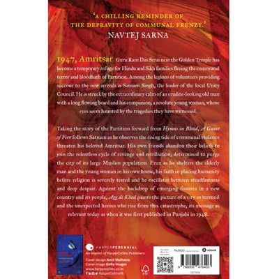 A Game Of Fire by Nanak Singh [Paperback]