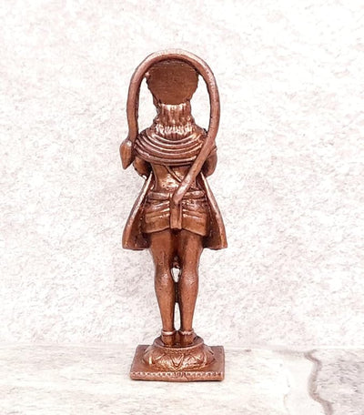 Hindu Gods : Hanuman Ji Copper Idol Patina Antique Finish - Pack of 1 Piece
