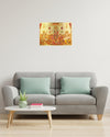 Laxmi Sarasvati Ganesh & Kuber Wall Sticker Vinyl for Pooja Room Office Leaving Room Decor Just Peel & Stick Pack of 1