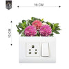 Decorative Switch Board/Pannel Floral Design with Animated Animals Wall Stickers for Home Living Room Bedroom Decor Combo Pack