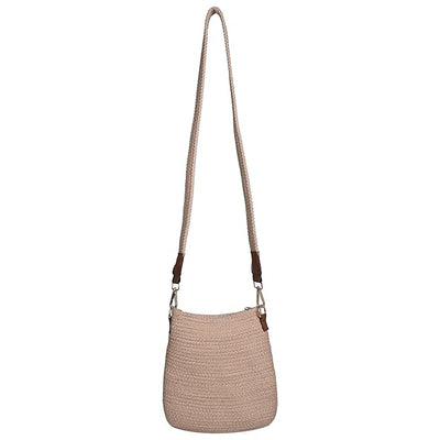 Women's Premium Cotton/Full Sling Shoulder Bag - Beige