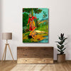 Canvas Print Raja Ravi Varma Canvas Paintings, King Dashrath, Indian Art, Famous Artist Paintings, Canvas painting for Wall Décoration, Living room, Office, Unframed Painting, Size - 12 X 9 inches.