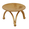Handcrafted Golden Metal Tea Light Candle Holder Stand
