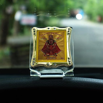 Lord Khatu Sham Ji For Car Dashboard, Religious Frame for Pooja, Prayer and Gift