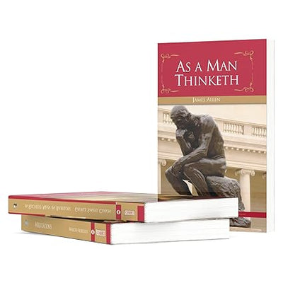 Worlds Best Books For Personal Growth and Motivation by Dale Carnegie, Marcus Aurelius, James Allen, George S. Clason [Paperback] Set of 4 Books