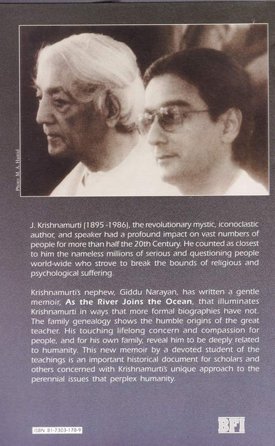As the River Joins the Ocean by Giddu Narayan, Chandramouli Narsipur [Paperback]