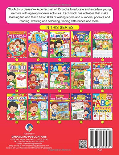 ABC Capital and Small Writing Book by Dreamland Publications [Paperback]