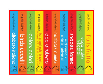 My First English-Italiano Learning Library - 10 Books [Board book]